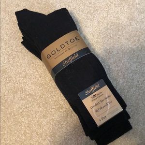 (1) package Goldtoe Dress Socks - Black [NWT]